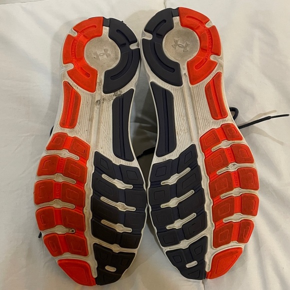 Under Armour Gray and Orange Sneakers - Picture 8 of 8